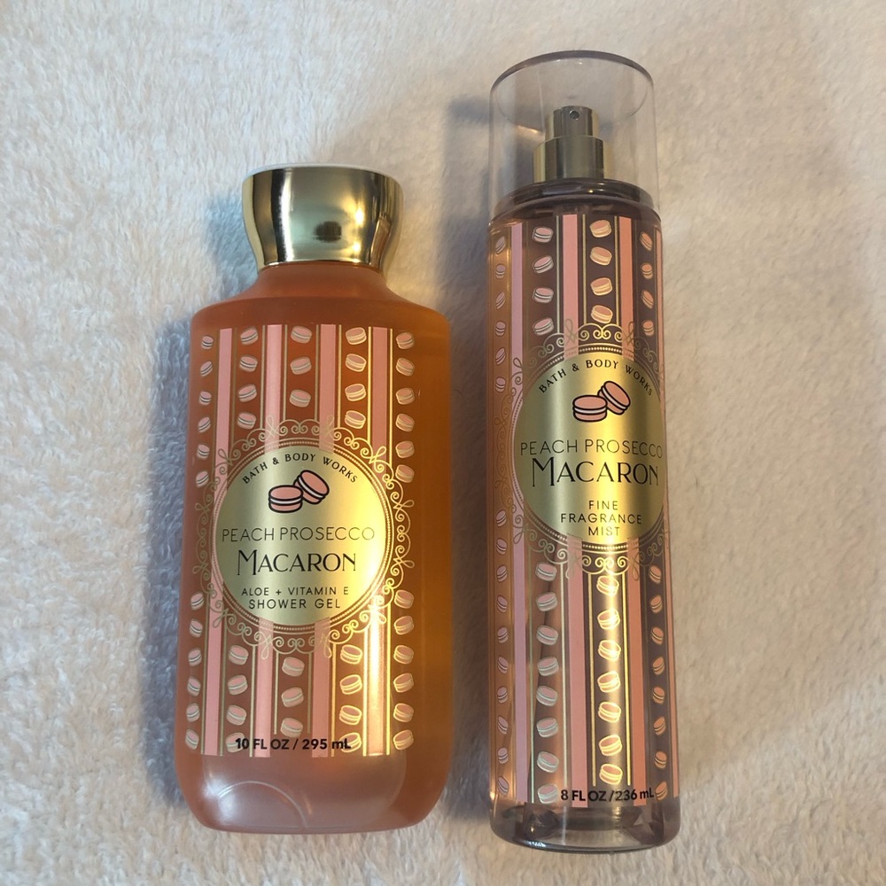 NWT Peach Prosecco Macaron Bundle!